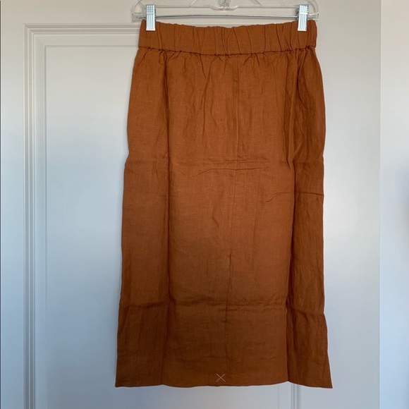 Host Pick 🧚🏼Pull-on linen skirt - Picture 4 of 10